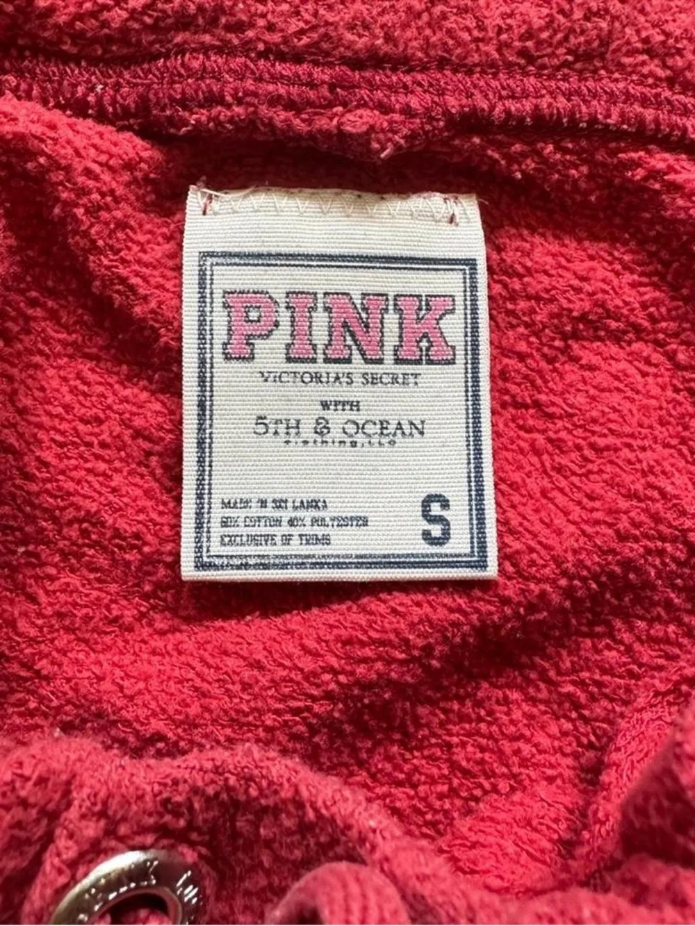 *rare* VICTORIA SECRET PINK x 5TH & OCEAN COLLEGIATE Alabama Crimson Tide Set - Picture 3 of 5